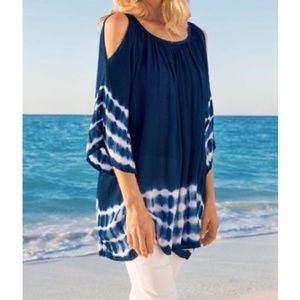 SALE Soft Surroundings Cold Shoulder Crinkl